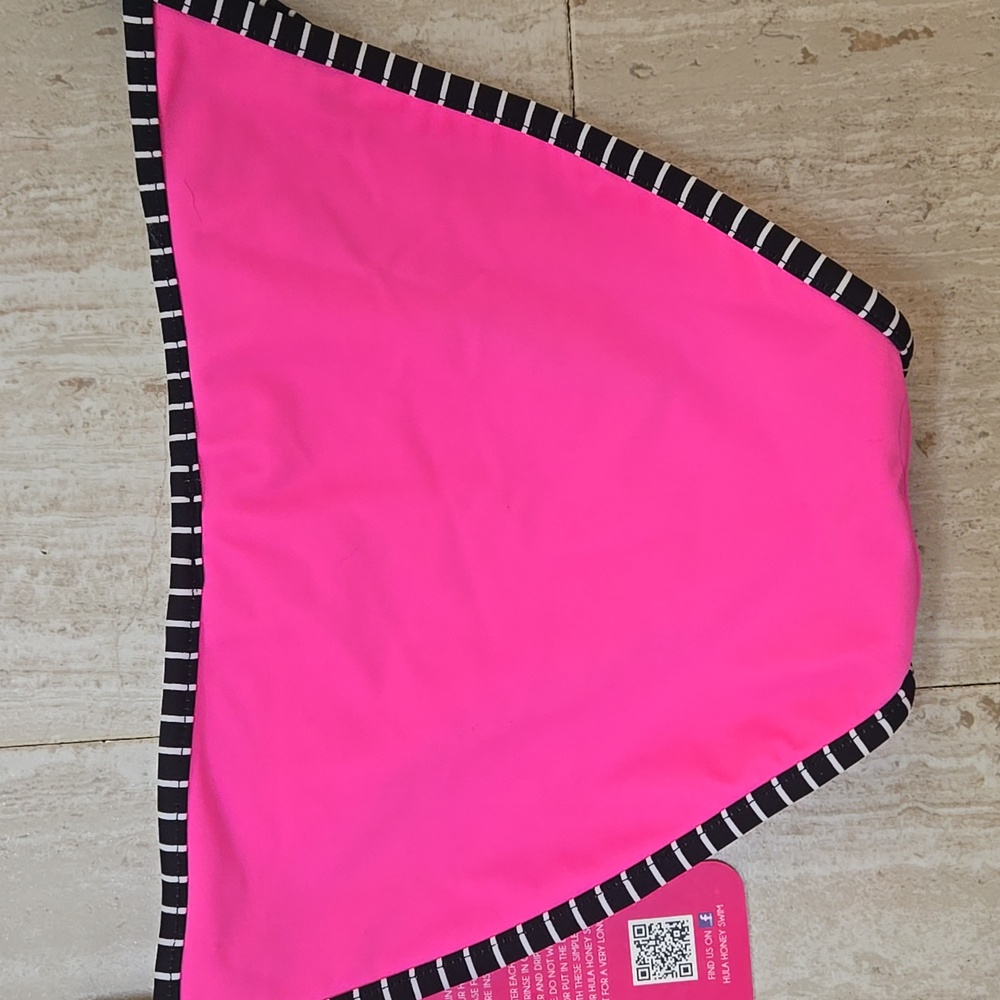 New Hula Honey Pink/Orange Side Tie Bikini Bottoms - Picture 6 of 6